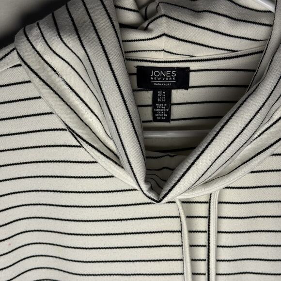 Jones New York Signature Women’s Striped Cowl Neck Sweater Size M - Picture 5 of 5